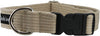 Cotton Web Adjustable Dog Collar 4 Sizes Beige