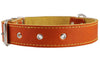 Genuine Leather Dog Collar 14"-21" Neck Size, 1.25" Wide, Amstaff, Pitt Bull
