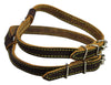 Real Leather Feline Harness, 16"-18.5" Chest, 1/2" Wide, Medium to Large Cats