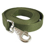 Training Dog Leash 3/4" Wide Cotton Web 15 Ft Long Green