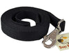 Dog Leash 1" Wide Cotton Web 10 Feet Long for Training Swivel Locking Snap, Pitt Bull, Cane Corso