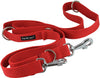 1.25" Wide Cotton Web 6-Way European Multi-functional Dog Leash Adjustable Lead 45"-78" Long XLarge