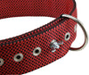 Bolted Heavy Duty Extra Wide Triple Layer Tie Out Dog Collar for XLarge Dogs 20"-24" Neck, 2" Wide