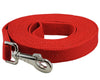 Dog Leash 1" Wide Cotton Web 15 Ft Long for Training Swivel Locking Snap, Rottweiler, Boxer