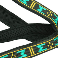 Weight Pulling Sledding Dog Harness X-back Style Black/Green XXLarge, 24.5" Neck Circumference