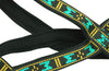 Weight Pulling Sledding Dog Harness X-back Style Black/Green XLarge, 22.5" Neck Circumference