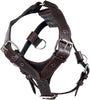 Genuine Leather Dog Harness X-Large 33"-40" Chest, 1.3" Wide Adjustable Straps