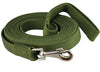 Dog Leash 1" Wide Cotton Web 15 Ft Long for Training Swivel Locking Snap, Pitt Bull, Amstaff