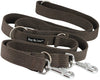 1.25" Wide Cotton Web 6-Way European Multi-functional Dog Leash Adjustable Lead 45"-78" Long XLarge