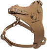 Genuine Leather Dog Harness 14"-17" Chest Adjustable 1/2" Straps Small
