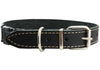 Quick Release Genuine Leather Classic Dog Collar 1" Wide Adjustable Fits 17"-20" Neck Medium to Large