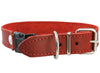 Quick Release Genuine Leather Classic Dog Collar 1" Wide Adjustable Fits 17"-20" Neck Medium to Large