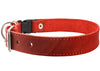 Quick Release Genuine Leather Classic Dog Collar 1" Wide Adjustable Fits 17"-20" Neck Medium to Large