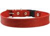 Quick Release Genuine Leather Classic Dog Collar 1" Wide Adjustable Fits 17"-20" Neck Medium to Large