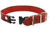 Quick Release Genuine Leather Classic Dog Collar 1" Wide Adjustable Fits 17"-20" Neck Medium to Large