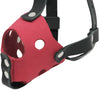 Soft Genuine Leather Dog Cage Basket Muzzle Two-Tone for XXSmall XSmall Breeds and Puppies