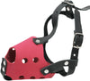 Soft Genuine Leather Dog Cage Basket Muzzle Two-Tone for XXSmall XSmall Breeds and Puppies