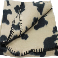Fleece Blanket Dog Cat Bed Cover Paw Bone Pattern Mat Bedding Pad