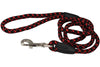 4ft Nylon Rope Leash 3/8" Diameter for Medium Dogs