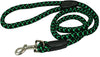 4ft Nylon Rope Leash 3/8" Diameter for Medium Dogs