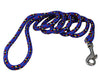 4ft Nylon Rope Leash 1/4" Diameter for Small Dogs