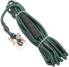 Braided Nylon Rope Tracking Dog Leash, Green 30-Feet 3/8" Diameter Training Lead Medium