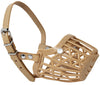Dogs My Love Plastic Dog Basket Muzzle Beige 7 Sizes