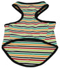 Adjustable Dog T-Shirt Clothing Colorful Striped Sleeveless Clothes for Small Breeds