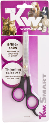 KW SMART Pet Grooming Thinning Blending Scissors with Toothed Blade 6.5