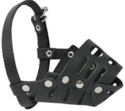 Real Leather Dog Cage Basket Muzzle Small Breeds (Circumf.5.5"; Snout 2")