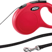FLEXI 12kg (25Lbs) 5 Meter (16Ft) New Classic Cord Retractable Dog Lead Small