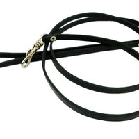 Genuine Leather Classic Dog Leash, 4' Long, 3/8" Wide, Puppies, XSmall Breeds