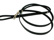 Genuine Leather Classic Dog Leash, 4' Long, 3/8" Wide, Puppies, XSmall Breeds