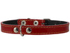 Genuine Leather Dog Collar 9.5"-13" Neck Size, 1/2" Wide Yorkshire Terrier, Puppies