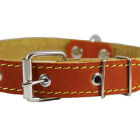 Genuine Leather Dog Collar 13"-19.5" Neck Size, 1" Wide, Medium to Large