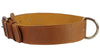Genuine Leather Collar for Large and XLarge Dogs 20"-25" Neck Size, 1.5" Wide, Brown.