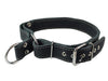 Martingale Genuine Black Double Ply Leather Dog Collar Choker Large Fits 19"-22.5" Neck.