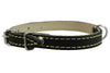Black Real Leather Dog Collar 9.5"-13" Neck Size, 1/2" Wide Yorkshire Terrier, Puppies
