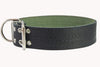 Genuine Leather Dog Collar, Padded, Black 1.75" Wide. Fits 23"-27" neck size Great Dane Mastiff