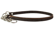 Martingale Genuine Leather Dog Collar Choker Medium to Large 16"-19" Neck, Pitbull, Amstaff, Boxer