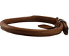 Genuine Leather Rolled Dog Collar Neck: 10.5"-14" size, Chow Chow, Collie, Labrador, Puppies