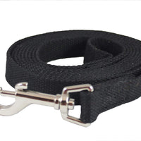 Dog Leash 3/4" Wide Cotton Web 10 Ft Long for Training Swivel Locking Snap, Pitt Bull, Cane Corso