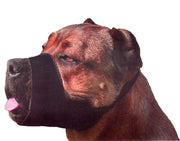 Quick Fit Nylon Dog Muzzle, Large Fits Snout Size 9"-10", Black