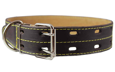 Genuine Thick Leather Dog Collar 20