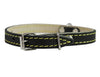 Black Real Leather Dog Collar 9.5"-13" Neck Size, 1/2" Wide Yorkshire Terrier, Puppies