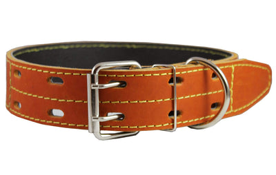 Genuine Thick Leather Dog Collar 20