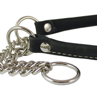 Martingale Genuine Leather Dog Collar Choker Large to XLarge 21"-25" Neck Cane Corso German Shepherd