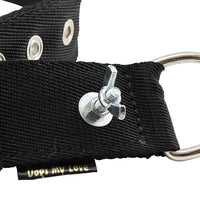Bolted Heavy Duty Extra Wide Triple Layer Dog Collar for Medium to Large 15"-19" Neck 1.6" Wide