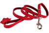 Genuine Leather Classic Dog Leash 1/2" Wide 4 Ft, Boston Terrier, Poodle, Puppies