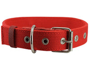 Cotton Web Dog Collar 3/4" Wide. Fits 13"-17" Neck. Border Terrier, Boston Terrier, Spaniel